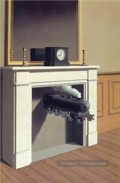 Rene Magritte Painting - time transfixed 1938 Rene Magritte